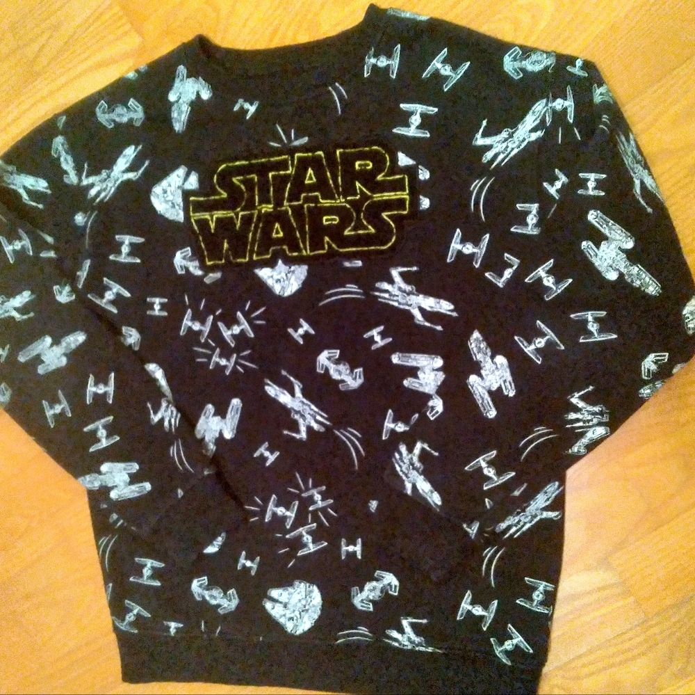 Star Wars Chunky Black Graphic Sweatshirt